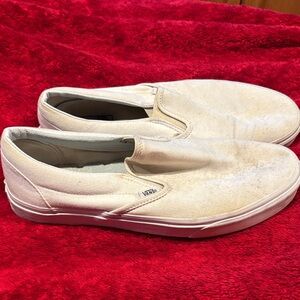 Vans Off-White Casual Slip-Ons